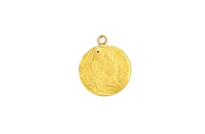 Lot 95 - A George III Half Guinea Pendant, date unclear,...