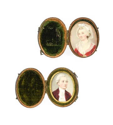 Lot 125 - English School (19th century): Miniature...