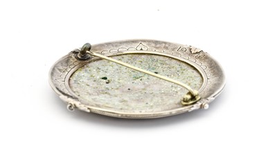 Lot 298 - An Arts & Crafts Brooch, dated 1914, cloisonné...