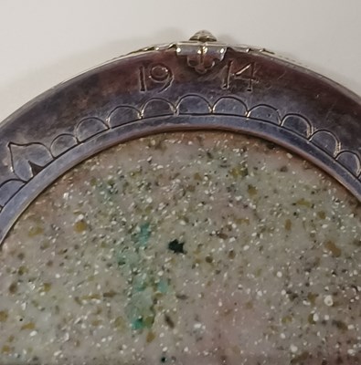 Lot 298 - An Arts & Crafts Brooch, dated 1914, cloisonné...