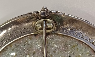 Lot 298 - An Arts & Crafts Brooch, dated 1914, cloisonné...