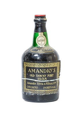 Lot 3101 - Amandio's 1938 Old Tawny Port, (one bottle)