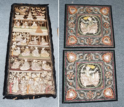 Lot 315A - A Large East-Asian Tapestry, depicting many...