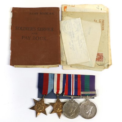 Lot 96 - A Second World War Group of Four Medals,...