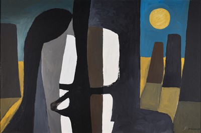 Lot 53 - Reginald James Lloyd (1926-2020) "Two Figures,...