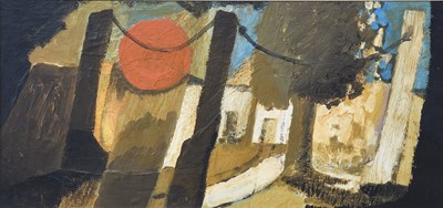 Lot 1150 - Reginald James Lloyd (1926-2020) Sunset Oil on...