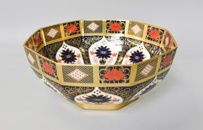 Lot 308 - A Royal Crown Derby Porcelain Octagonal Bowl,...