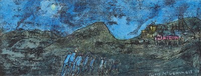 Lot 35 - Tom McGuinness (1926-2006) Miners trudging...