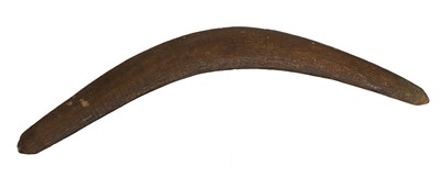 Lot 336 - A 19th Century Australian Aborigine Boomerang,...