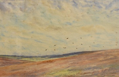 Lot 1065 - Richard Harrison (b.1954) "Grouse at the Half...