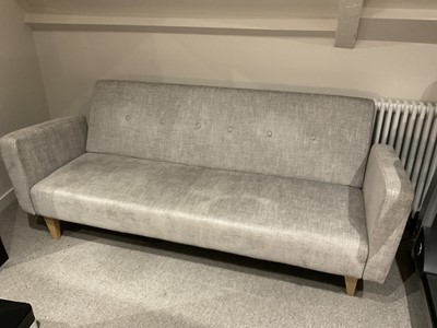 Lot 1271 - A John Lewis Grey Sofa Two Seater Sofa /...