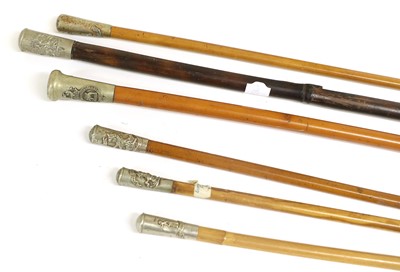 Lot 139 - An Early 20th Century Officer's Walking Cane...