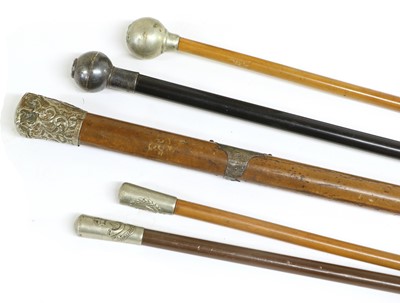 Lot 140 - A First World War Ebony Swagger Stick to an...