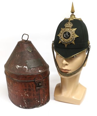 Lot 202 - A Post-1902 Officer's Home Service Helmet to...