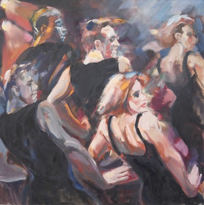 Lot 1096 - E* Kennoway (contemporary) Modern dance Oil on...