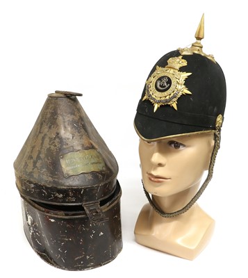 Lot 203 - A Victorian Officer's Home Service Helmet to...