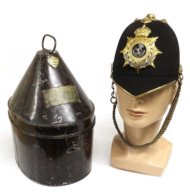 Lot 206 - A Post-1902 Officer's Home Service Helmet to...