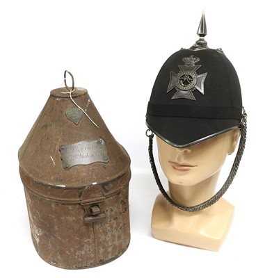 Lot 209 - A Victorian Officer's Home Service Helmet to...