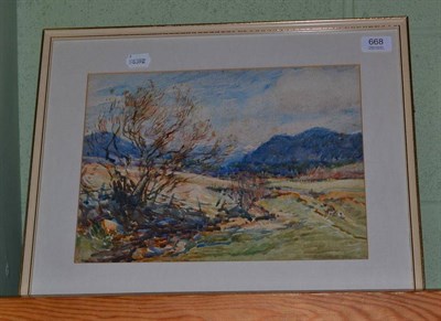 Lot 668 - Ethel Mallinson, watercolour