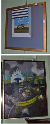 Lot 674 - Two paintings by Roy and Roger Cameron