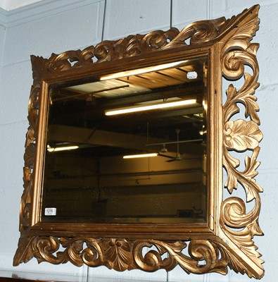 Lot 1276 - A Gilt Framed Mirror, 82cm by 68cm