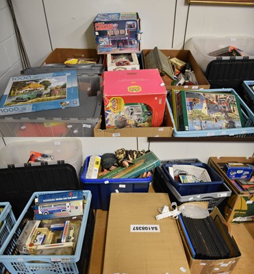 Lot 372 - A Mixed Lot, including various toys: jigsaws,...