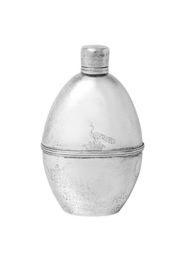 Lot 2086 - A George IV Silver Spirit-Flask