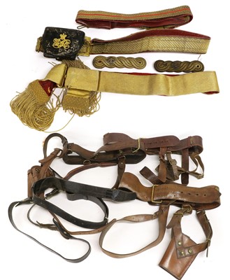 Lot 178 - A Collection of Various Military Belts,...