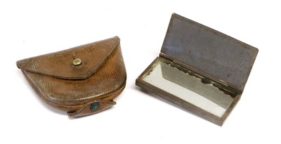 Lot 183 - A First World War Crushed Leather Cartridge...