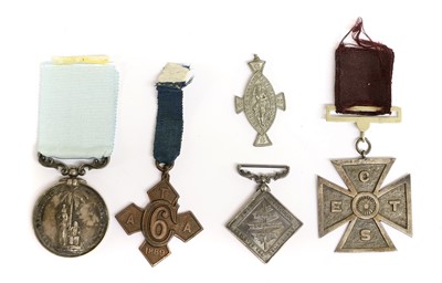 Lot 111 - Five Temperance Medals, comprising three Total...