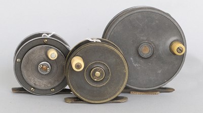 Lot 76 - A H Monk 3 1/2" Three-Piece Fly Reel