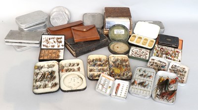 Lot 109 - An Assortment Of Flies And Fly Boxes