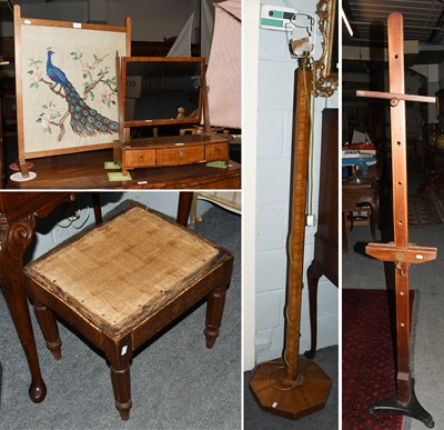 Lot 1292 - A George III Mahogany Dressing Table Mirror,...