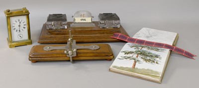 Lot 289 - Miscellaneous Items Including: desk calendar,...