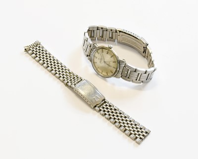 Lot 128 - A Stainless steel Automatic Seamaster De ville...