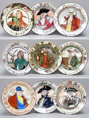 Lot 74 - Nine Royal Doulton Series Ware Plates...