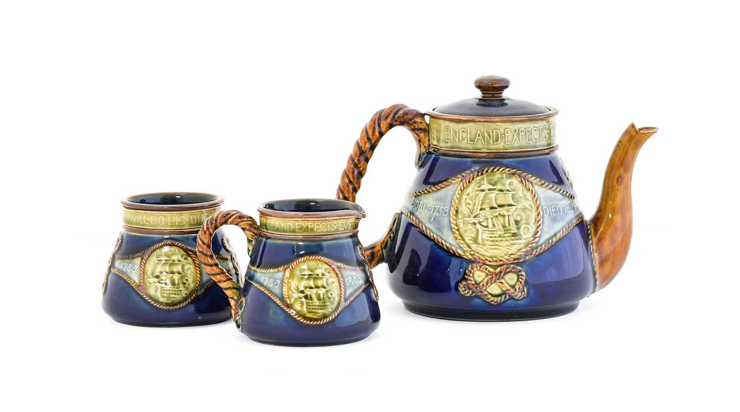 Lot 306 - A Royal Doulton Stoneware Lord Nelson...