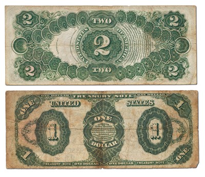 Lot 336 - USA, Two Dollars, series of 1917, legal tender...
