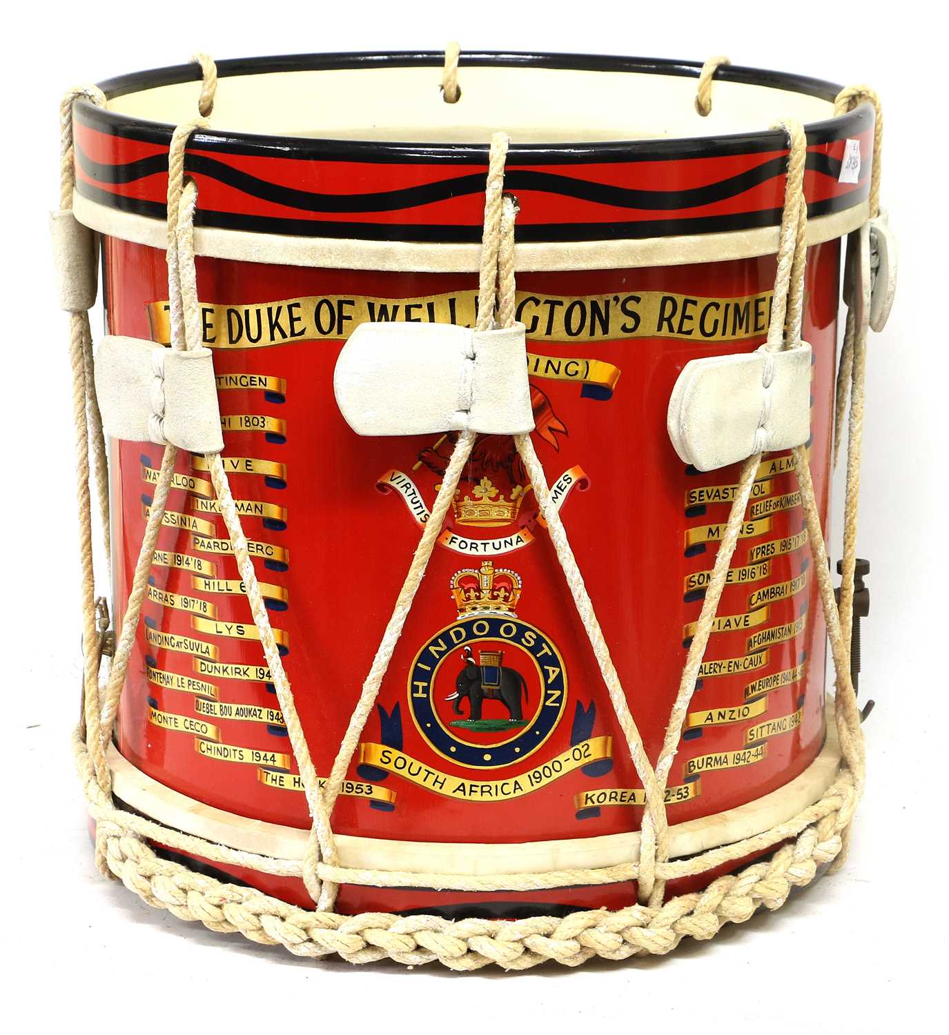 Lot 143 - An Elizabeth II Regimental Marching Snare