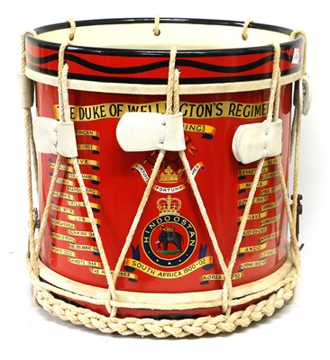 Lot 143 - An Elizabeth II Regimental Marching Snare Drum...