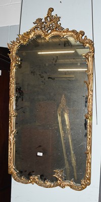 Lot 1227 - A 19th Century Rococco Style Gilt Frame Mirror,...