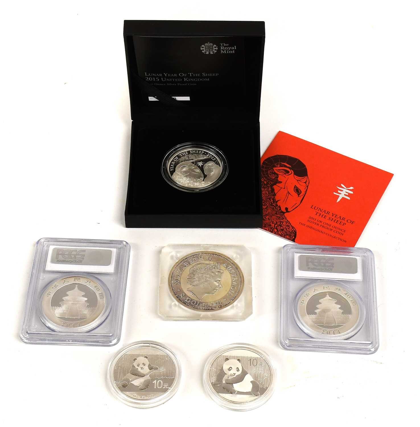 Lot 103 - 6x World Silver Proof Coins, comprising; 4x...
