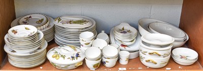 Lot 21 - A Royal Worcester Evesham Pattern Part Dinner...