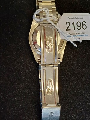 Lot 2196 - Rolex: A Stainless Steel Automatic Calendar...