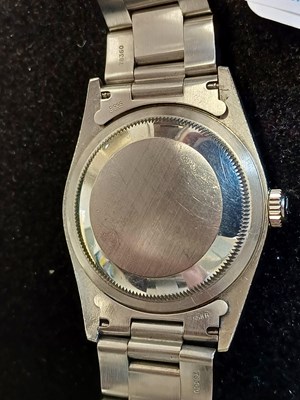 Lot 2196 - Rolex: A Stainless Steel Automatic Calendar...