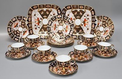 Lot 72 - A Royal Crown Derby Porcelain Part Tea Set,...