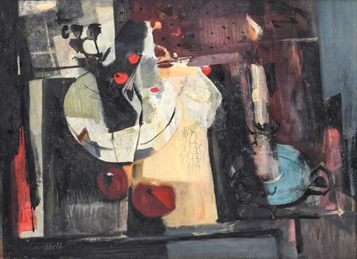 Lot 101 - George Campbell (1917-1979) Irish "Berries and...