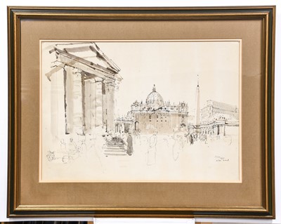 Lot 626 - John Stanton Ward (1917-2007) "Rome" Signed,...