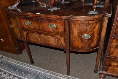 Lot 736 - Late Georgian mahogany sideboard