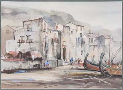 Lot 1163 - John Barrie Haste (1931-2011) "The Harbour,...